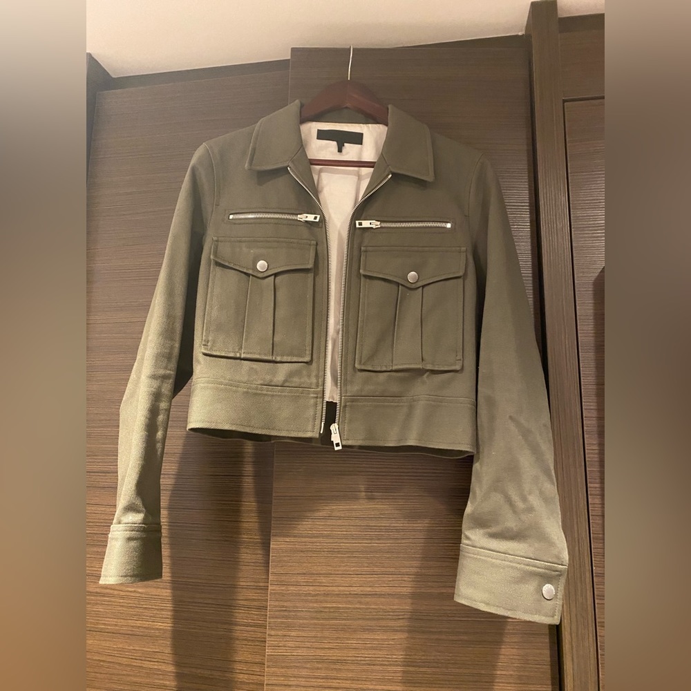 rag & bone military crop jacket (sz 4)